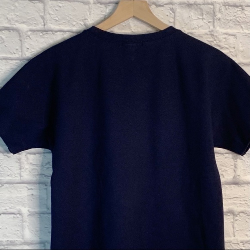 J.Crew blue embellished neckline top - Picture 7 of 10